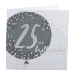 Kort - 25 års Bryllupsdag