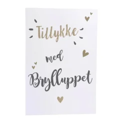 Kort - Tillykke med brylluppet