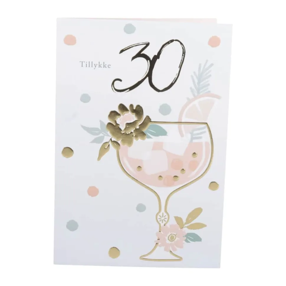 Kort - Tillykke 30 år