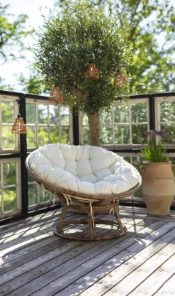 Papasan Loungestol