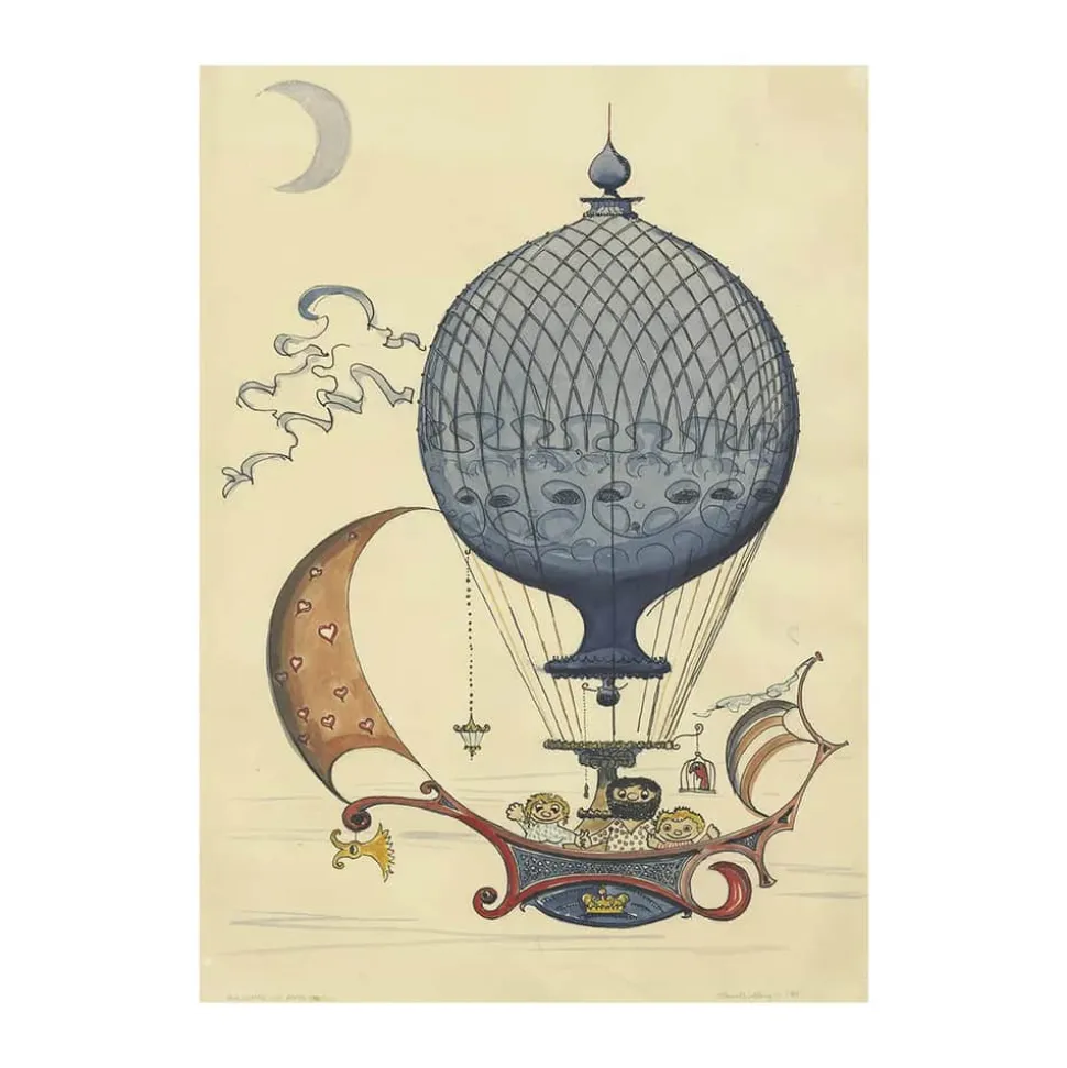 Plakat - Ballonrejse
