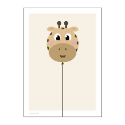 Plakat - Balloon Giraf
