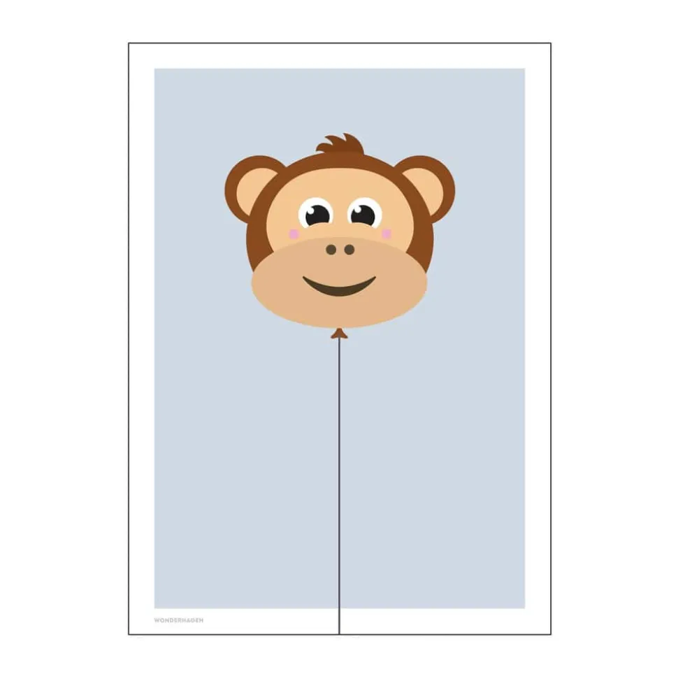 Plakat - Balloon Monkey