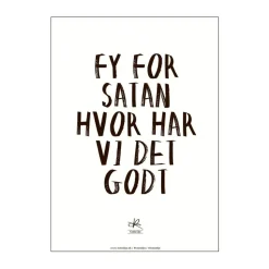 Plakat - Hvor har vi det godt