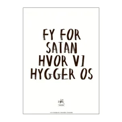 Plakat - Hvor vi hygger os