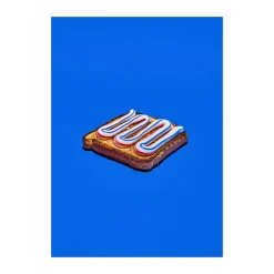 plakat - Toothpaste toast