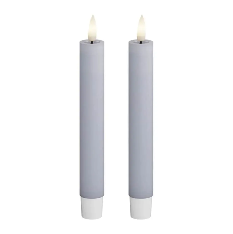 Real Flame LED Kronelys - 2 stk.