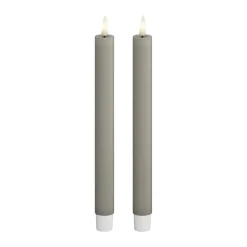 Real Flame LED Kronelys - 2 stk.