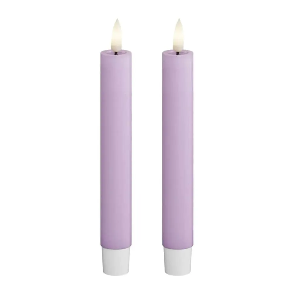 Real Flame LED Kronelys - 2 stk.