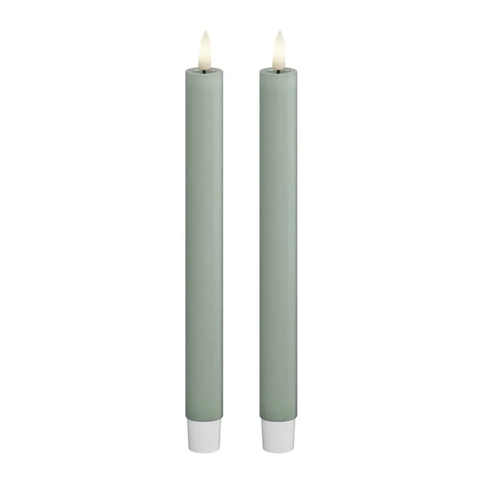 Real Flame LED Kronelys - 2 stk.