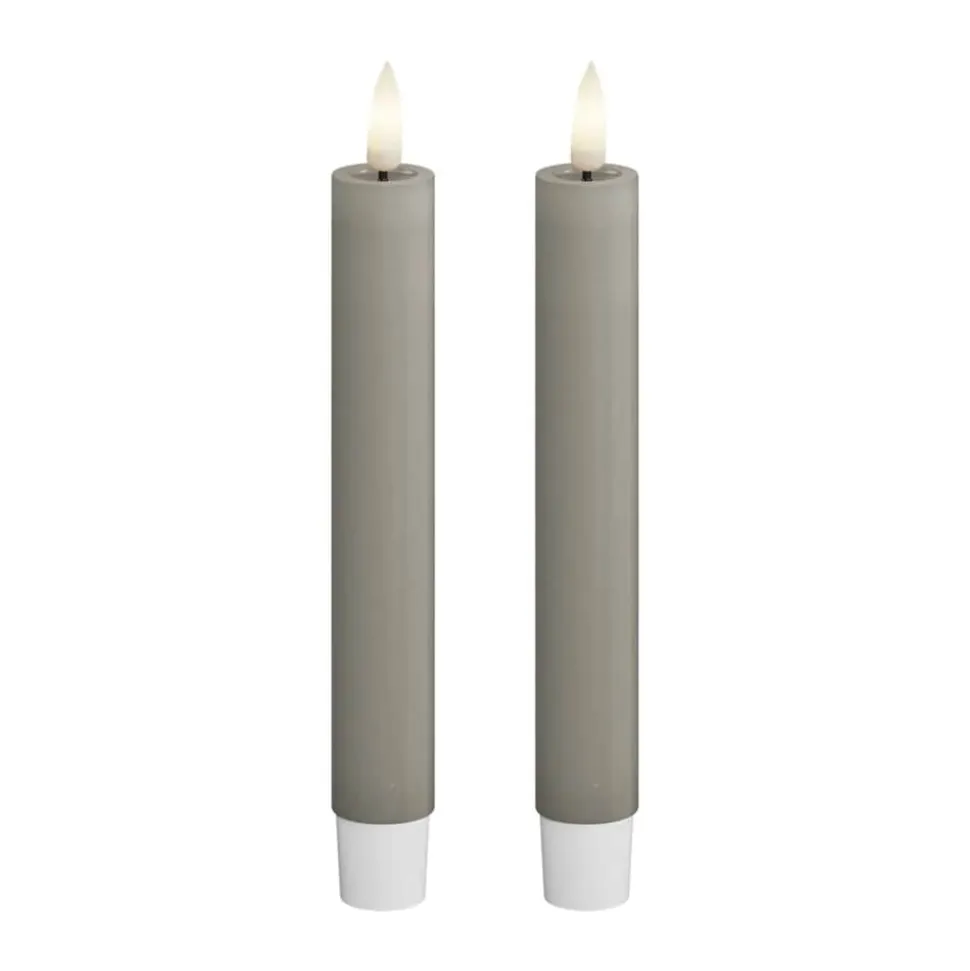Real Flame LED Kronelys - 2 stk.