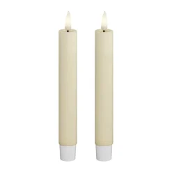 Real Flame LED Kronelys - 2 stk.