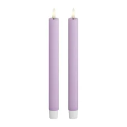 Real Flame LED Kronelys - 2 stk.