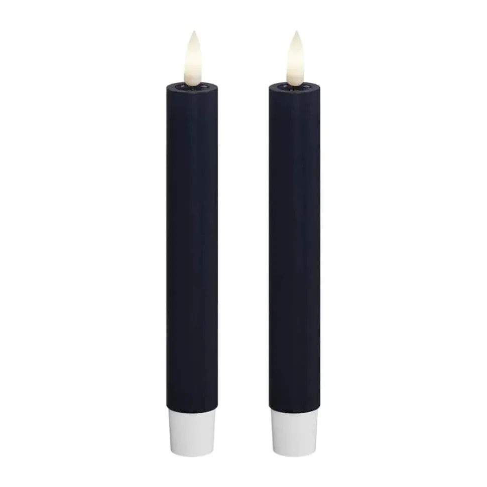Real Flame LED Kronelys - 2 stk.