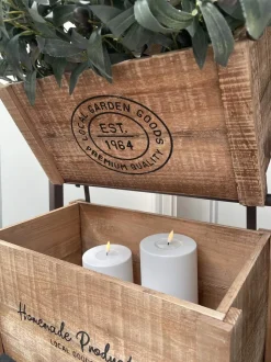 Real Flame LED Udendørs Bloklys