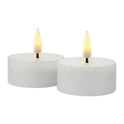 Sille Genopladelig LED Fyrfadslys - 2 stk.