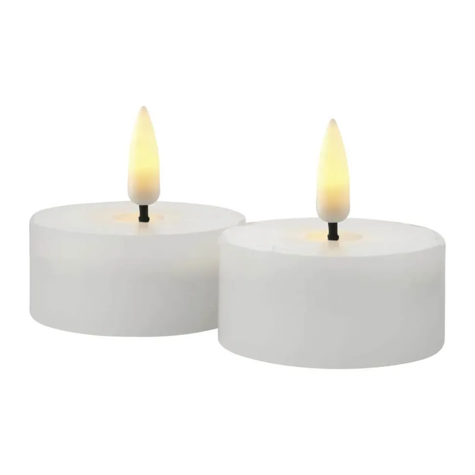 Sille Genopladelig LED Fyrfadslys - 2 stk.