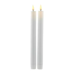 Sille Genopladelig LED Kronelys - 2 stk.