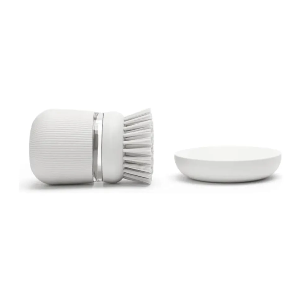Sink-side Opvaskebørste med sæbedispenser