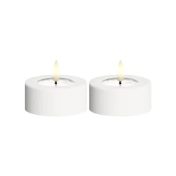 Udendørs LED Fyrfadslys - 2 stk.